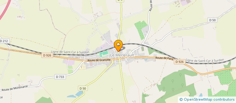 localisation de l'entreprise AMICALE DES SAPEURS POMPIERS DU MERLERAULT à LE MERLERAULT
