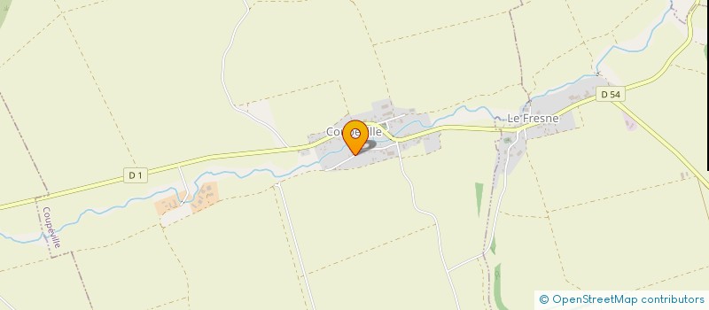 localisation de l'entreprise AMICALE DES SAPEURS-POMPIERS DU MONT DE NOIX  COUPEVILLE