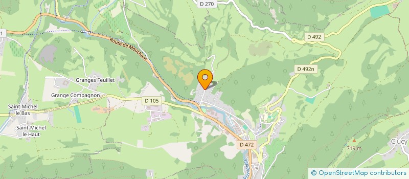 localisation de l'entreprise AMICALE DES SAPEURS POMPIERS DU PAYS DE SALINS LES BAINS  SALINS-LES-BAINS