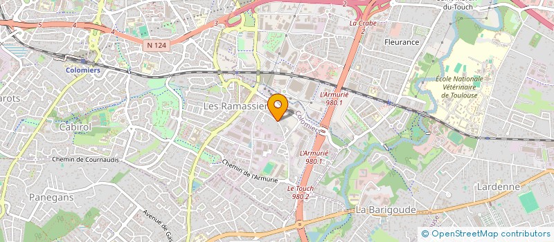 localisation de l'entreprise AMICALE DES SAPEURS-POMPIERS ET DES MEMBRES HONORAIRES DU CENTRE DE SECOURS DE COLOMIERS à COLOMIERS