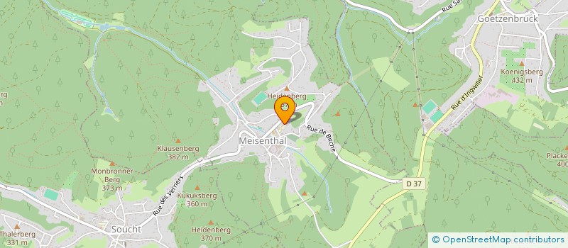 localisation de l'entreprise AMICALE DES SAPEURS POMPIERS MEISENTHAL SOUCHT  MEISENTHAL