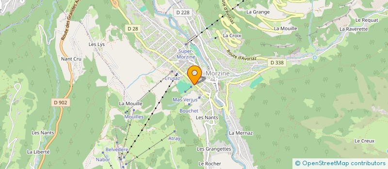 localisation de l'entreprise AMICALE DES SAPEURS-POMPIERS MORZINE AVORIAZ MONTRIOND à MORZINE