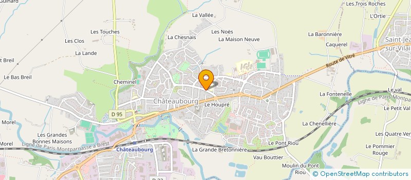 localisation de l'entreprise AMICALE DES SAPEURS POMPIERS RETRAITES  CHATEAUBOURG