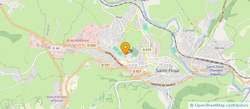 localisation de l'entreprise AMICALE DES SAPEURS POMPIERS ST FLOUR à SAINT-FLOUR