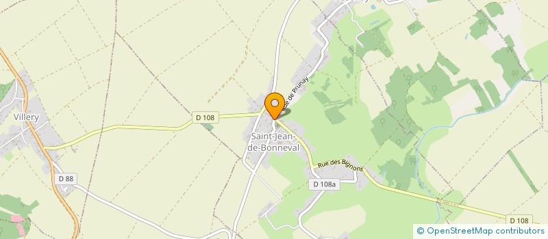 localisation de l'entreprise AMICALE DES SAPEURS POMPIERS VOLONTAIRES DE ST JEAN DE BONNEVAL ET ASSENAY  SAINT-JEAN-DE-BONNEVAL