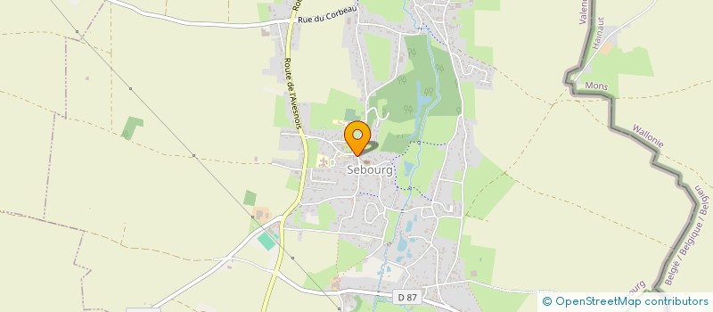 localisation de l'entreprise AMICALE DES SAPEURS POMPIERS VOLONTAIRES ET ANCIENS SAPEURS POMPIERS VOLONTAIRES DE SEBOURG à SEBOURG