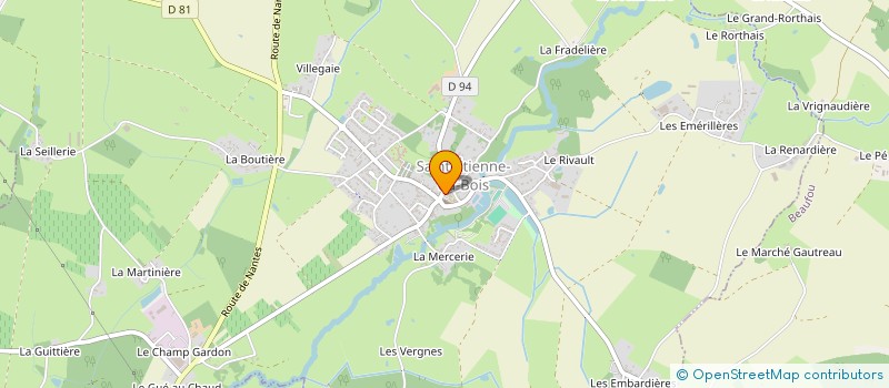 localisation de l'entreprise AMICALE DES SECOURISTES DE SAINT ETIENNE DU BOIS à SAINT-ETIENNE-DU-BOIS