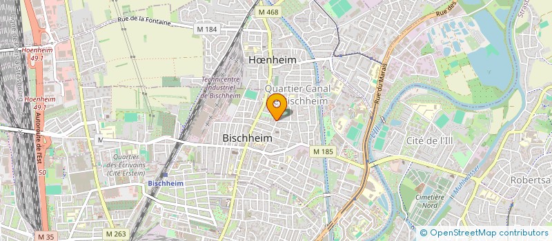 localisation de l'entreprise AMICALE DES SENIORS DE BISCHHEIM  BISCHHEIM