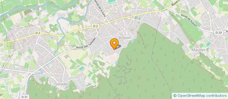 localisation de l'entreprise AMICALE DES SENIORS DU RAMI CLUB CAVAILLONNAIS  ROBION