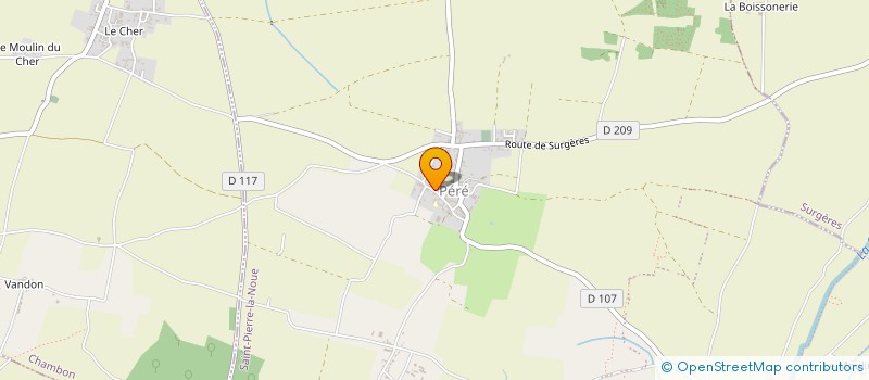 localisation de l'entreprise AMICALE DES SENIORS SATURNINOIS  SAINT-SATURNIN-DU-BOIS