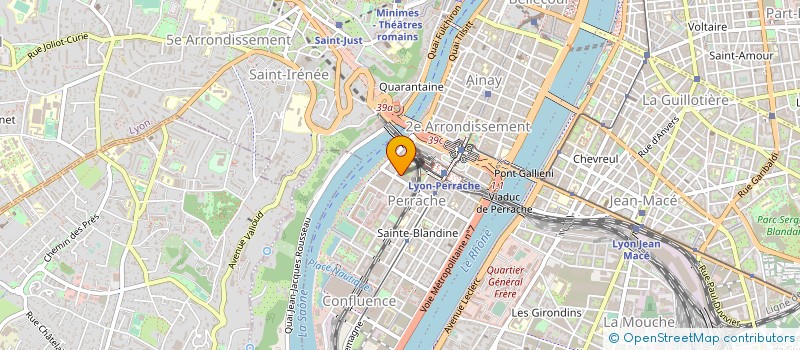 localisation de l'entreprise AMICALE DES SOUS-MARINIERS DE LYON ET DE RHONE-ALPES AGASM SECTION 'SOUS-MARIN PERLE' à LYON