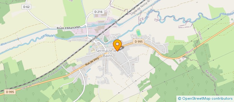 localisation de l'entreprise AMICALE DES SOUS-MARINIERS DU GRAND EST ROLAND MORILLOT  SERMAIZE-LES-BAINS