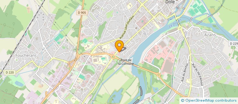 localisation de l'entreprise AMICALE DES SOUS-OFFICIERS DE RESERVE DE LA REGION DOLOISE à DOLE