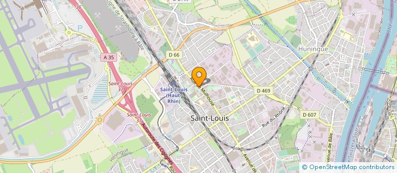 localisation de l'entreprise AMICALE DES SOUS OFFICIERS DE RESERVE DES TROIS FRONTIERES SAINT-LOUIS ET ENVIRON à SAINT-LOUIS