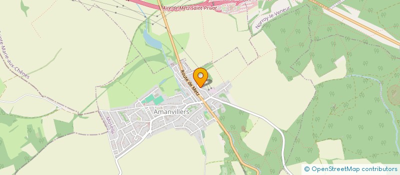 localisation de l'entreprise AMICALE DES SPORTS DU PETRIN DE LA MOSELLE  AMANVILLERS