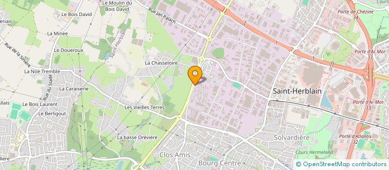 localisation de l'entreprise AMICALE DES STAGIAIRES à SAINT-HERBLAIN