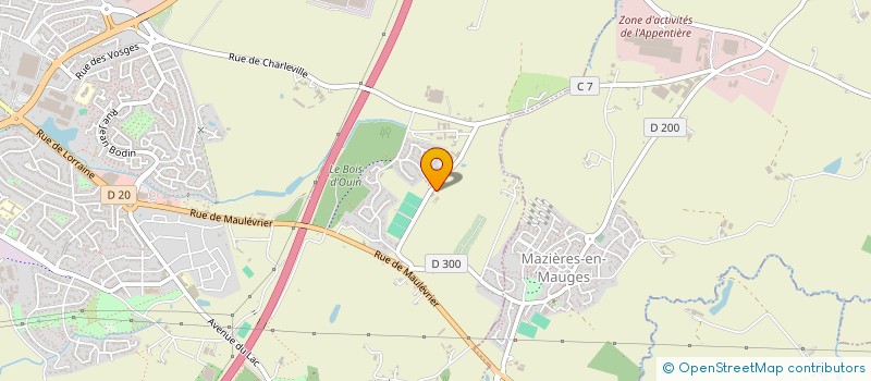 localisation de l'entreprise AMICALE DES STAGIAIRES DU CFPA CHOLET à CHOLET