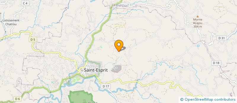 localisation de l'entreprise AMICALE DES SUPPORTERES DES JEUNS FOOTBOLLEURS STADE SPIRITAIN  SAINT-ESPRIT