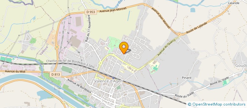 localisation de l'entreprise AMICALE DES SUPPORTERS AVENIR VALENCIEN  VALENCE