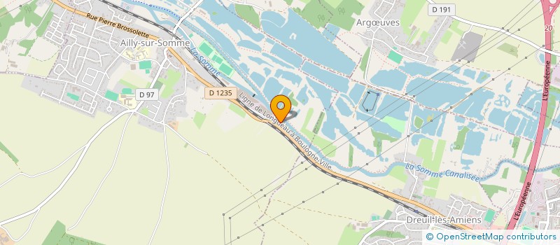 localisation de l'entreprise AMICALE DES SUPPORTERS DE L'A.F.A.  AILLY-SUR-SOMME