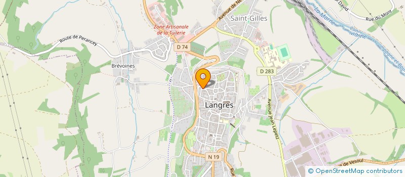 localisation de l'entreprise AMICALE DES TILLEULS à SAINT-MARTIN-LES-LANGRES