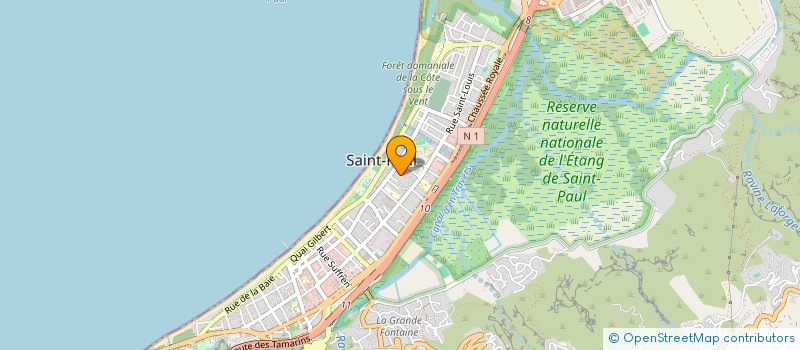 localisation de l'entreprise AMICALE DES TIREURS A LA CIBLE  SAINT-PAUL
