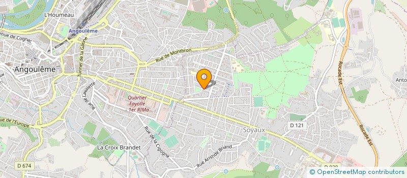 localisation de l'entreprise AMICALE DES TOGOLAIS DE LA CHARENTE à SOYAUX