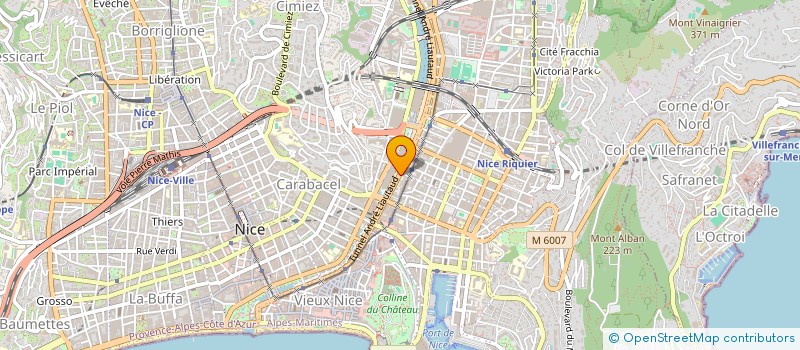 localisation de l'entreprise AMICALE DES TRANSMISSIONS DE LA COTE D AZUR à NICE