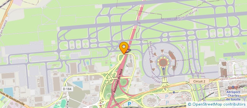 localisation de l'entreprise AMICALE DES TRANSPORTS AERIENS 2000  ROISSY-EN-FRANCE