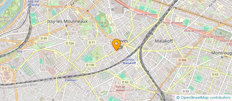 localisation de l'entreprise AMICALE DES TRAVAILLEURS ANTILLAIS ET GUYANAIS DE METROPOLE à VANVES