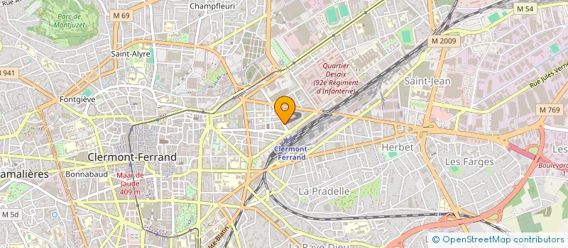 localisation de l'entreprise AMICALE DES TRAVAILLEURS ET COMMERCANTS MAROCAINS DU PUY DE DOME  CLERMONT-FERRAND