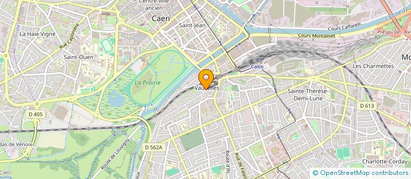 localisation de l'entreprise AMICALE DES TROIS FOIS VINGT ANS DE CAEN-VAUCELLES à CAEN