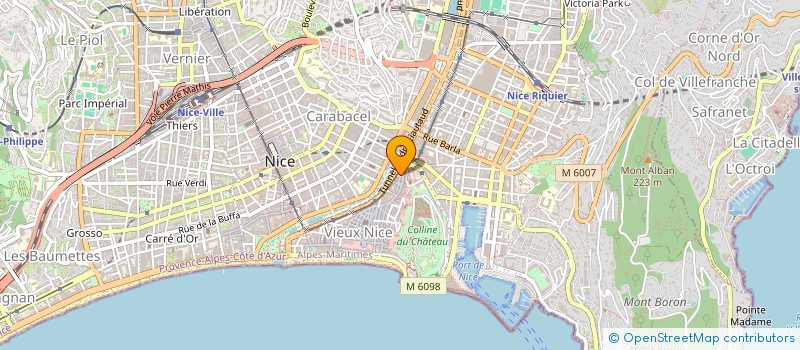 localisation de l'entreprise AMICALE DES TUNISIENS DE LA COTE D'AZUR à NICE
