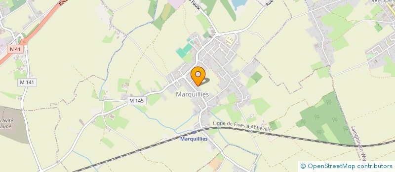 localisation de l'entreprise AMICALE DES VEHICULES ANCIENS  MARQUILLIES