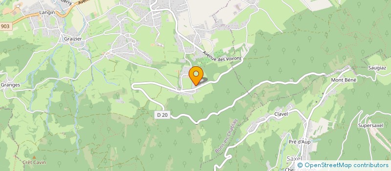 localisation de l'entreprise AMICALE DES VETERANS DE BONS EN CHABLAIS  BONS-EN-CHABLAIS