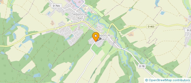 localisation de l'entreprise AMICALE DES VETERANTS DE FOOTBALL DE PFETTERHOUSE  SEPPOIS-LE-HAUT