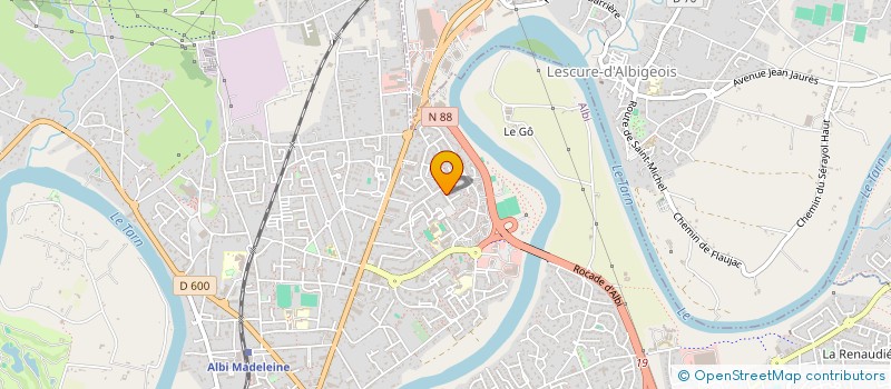 localisation de l'entreprise AMICALE DES VOYAGEURS INTREPIDES DESIRANT DES ESCAPADES SPORTIVES à ALBI