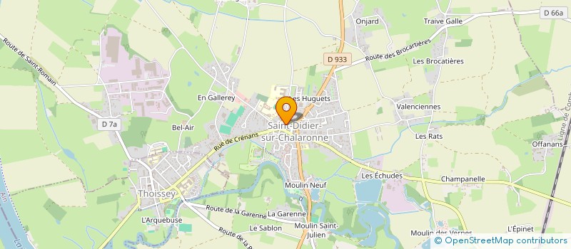 localisation de l'entreprise AMICALE DESIDERIENNE DES CLASSES EN ZERO  SAINT-DIDIER-SUR-CHALARONNE