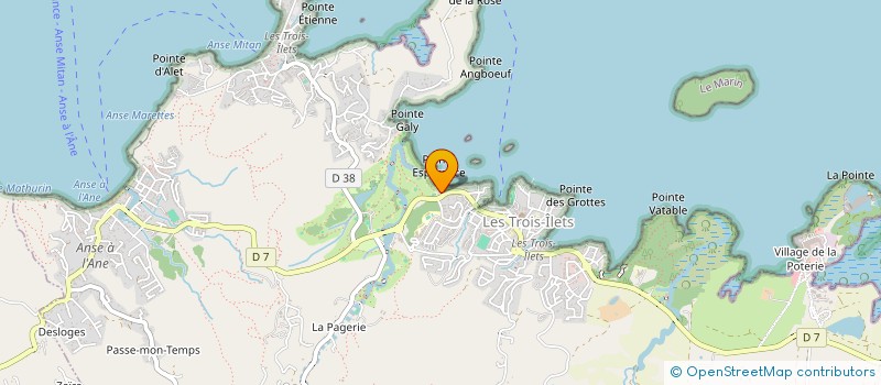 localisation de l'entreprise AMICALE DIRECT DIRECT ECOLE SUD OUEST à LES TROIS-ILETS
