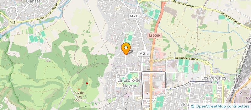 localisation de l'entreprise AMICALE DIX DE DER  CEBAZAT