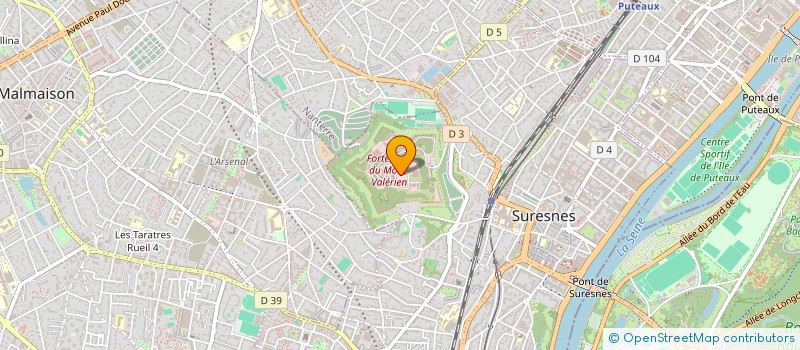 localisation de l'entreprise AMICALE DL8 à SURESNES