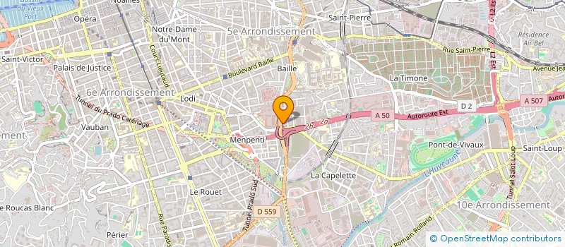 localisation de l'entreprise AMICALE DOM TOM RTM à MARSEILLE