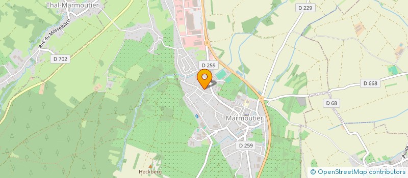 localisation de l'entreprise AMICALE DON DE SANG DE MARMOUTIER à MARMOUTIER