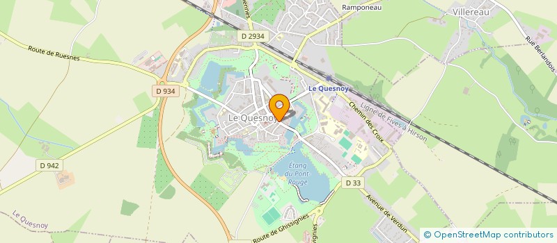 localisation de l'entreprise AMICALE DONNEURS DE SANG REG QUESNOY  LE QUESNOY