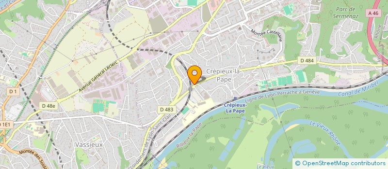 localisation de l'entreprise AMICALE DONNEURS SANG BENEVOLE à RILLIEUX LA PAPE