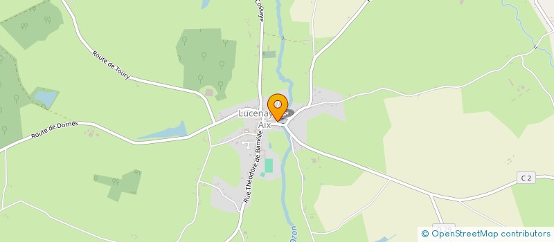 localisation de l'entreprise AMICALE DONNEURS SANG LUCENAY à LUCENAY-LES-AIX