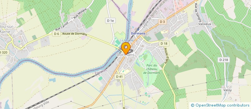 localisation de l'entreprise AMICALE DORMANS DORSTEN  DORMANS