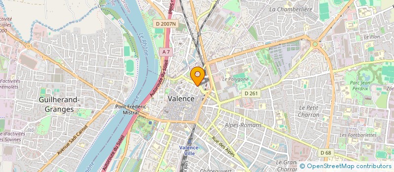 localisation de l'entreprise AMICALE DOU PERSONNEL PREFECTURE à VALENCE