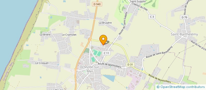 localisation de l'entreprise AMICALE DRAGON 76 à OCTEVILLE-SUR-MER