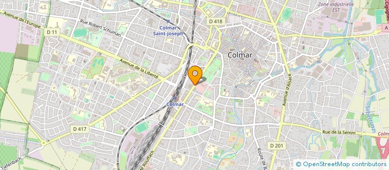 localisation de l'entreprise AMICALE DSDEN 68  COLMAR